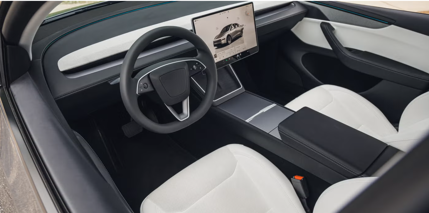 Luxury car interior
